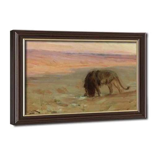 Toile lion par Henry Ossawa Tanner pour créer un coin lecture apaisant