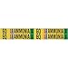 Brady 90485 Ammonia Pipe Marker, EQ, 1 to 2-1/2"