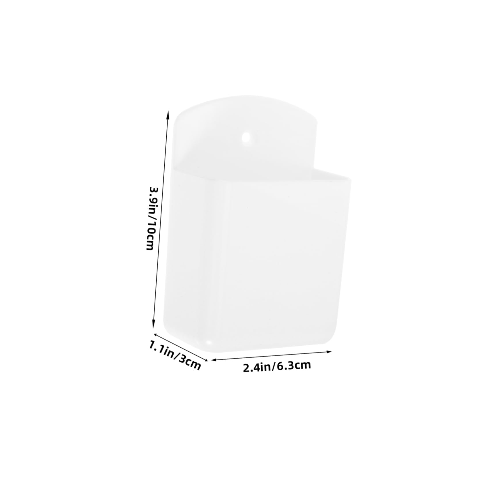 Baluue 12 Stück Fernbedienungshalter-Wandablagefächer für Fernbedienung, 10x6cm Selbstklebende ernbedienungshalter, hängend, für Zuhause und Büro Kamm Make Up, Pinse