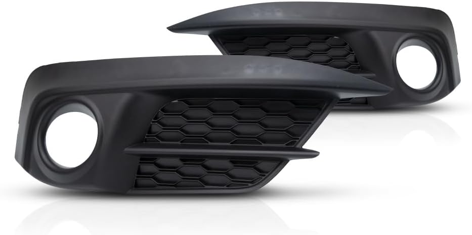 For Honda Civic Fog Light Cover 2016 2017 2018 Driver and Passenger Side Pair | Sedan | Primed | For HO1038129, HO1039129 | 71108-TBA-A10, 71103-TBA-A10