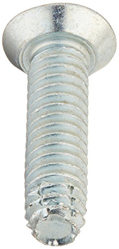 Small Parts 1416FPU Steel Thread Cutting Screw, Zinc Plated, 82 Degree Flat Undercut Head, Phillips Drive, Type F, 1/4"-20 Thread Size, 1" Length (Pack of 25)
