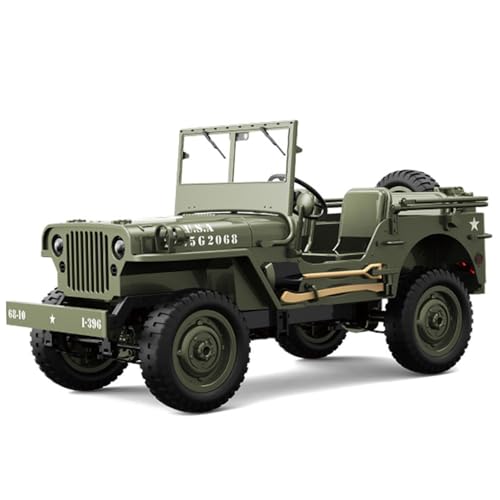 Image of TOUCAN RC HOBBY 1 /10 RC Off Road Vehicle C8815 4WD Remote Control Rock Crawler Car Military Truck Model Climbing Car RTR Battery LED Lights