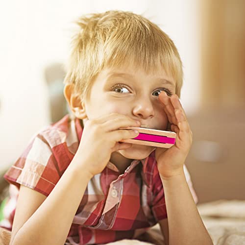 Koogel 2Pcs Kids Harmonica, 10 Hole Wooden Beginner Harmonica Mouth Organ Harmonica Toy Musical Instruments For Kids Adults Birthday Gifts #TOP4