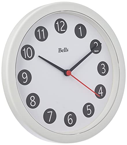Relogio de Parede Redondo Branco 21.7 cm. - 01 Unidade Bell´s Branca