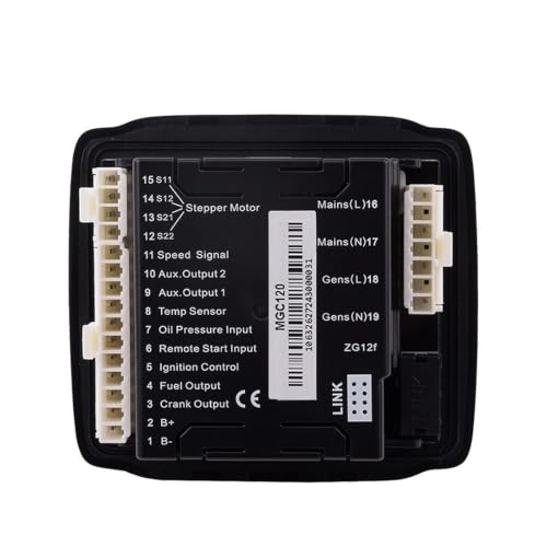 Controlador Genset MGC120 AMF con módulo de parada de arranque automático y panel de control ATS 3
