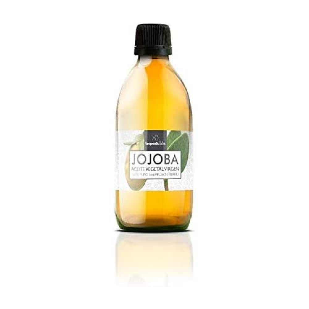 TERPENIC JOJOBA VIRGEN aceite vegetal BIO – huile naturelle pour compléter cuisine et soins corporels, convient à ceux qui recherchent une huile polyvalente à la maison, contenance 250 ml et associe f