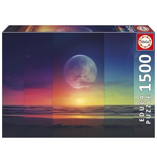 Educa - Puzzle de 1500 Piezas para Adultos | Fases Cósmicas | Medidas: 85 x 60 cm | A Partir de 14 años (20570)