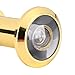 Privacy Cover, 200 Degree Wide View Door Viewer for Wooden Doors, Security Doors, Fire Doors, 5 Minute Tool Installation for Home Security (Gold)