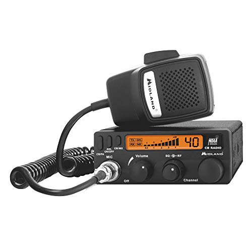 Midland 1001LWX 40 Channel Mobile CB with ANL, RF Gain, PA, and Weather
