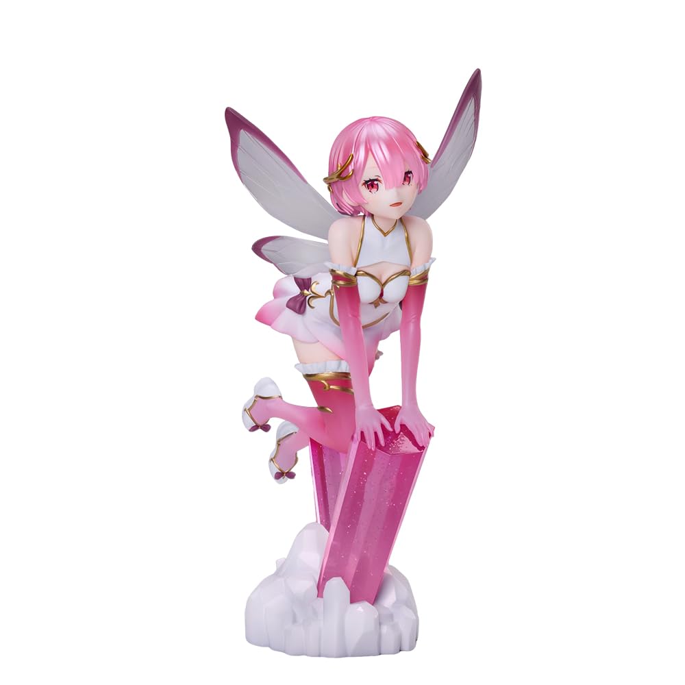 Jiumaocleu Anime Re:0 Figure Ramu Figurine - 20.8CM 1/7 Scale PVC Action Girl Collectible Figurine Desktop Decoration Birthday Gifts
