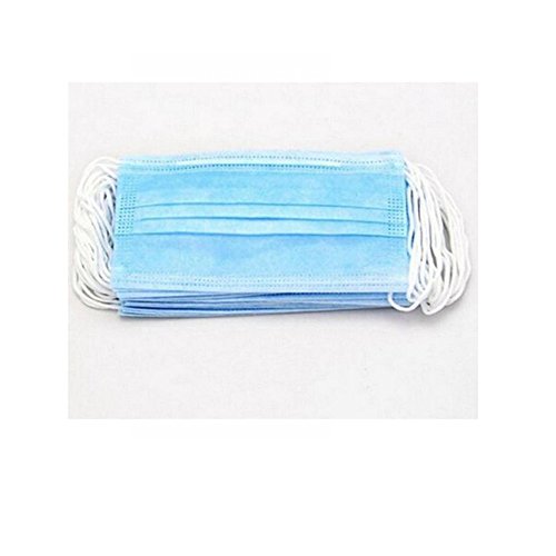 JXULE Disposable Dental Medical Surgical Dustproof Ears Loop Face Mouth Mask New(Pack of 10) (blue)