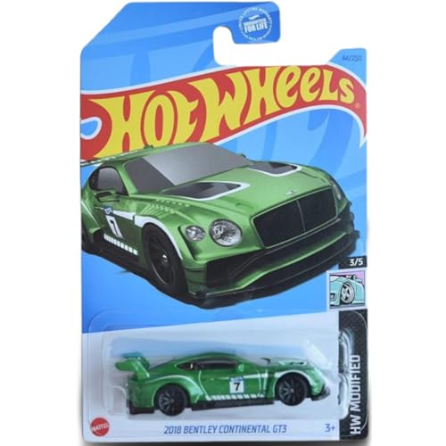 Hot Wheels Bentley Continental GT3 2018 1:64 escala miniatura 1
