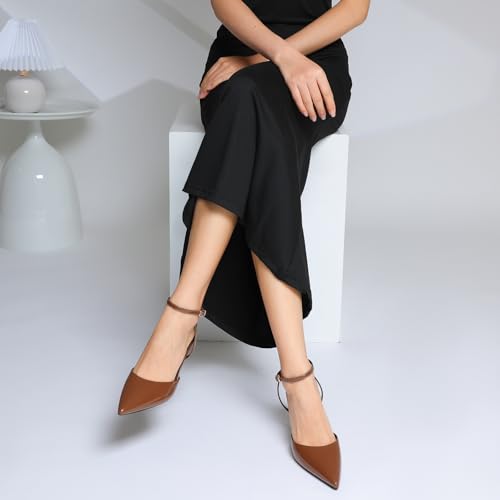 Image of Susanny Heels for Women Stiletto Closed Pointed Toe Backless Dress Shoes High Heels Sexy Kitten Pumps Wedding Guest Party Dance Prom Dressy Comfort Shoes