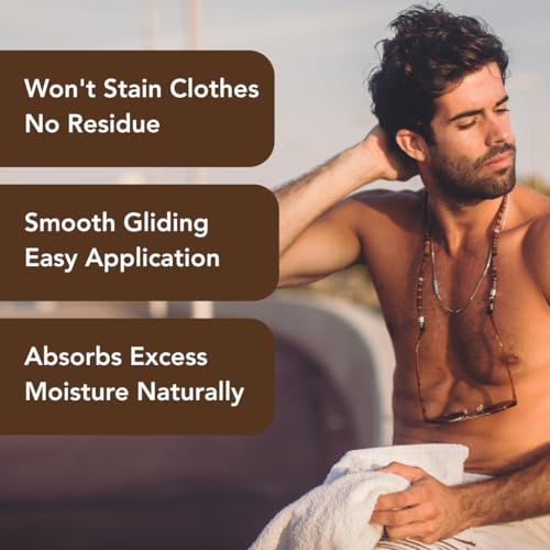 Image of All Natural Deodorant for Men Aluminum Free | Hypoallergenic Men's Deodrant, Magnesium Deodorant for Sensitive Skin | Absorbs Sweat | Won't stain clothes | By MONA Brands (Patchouli Cedarwood 2.65 Oz)