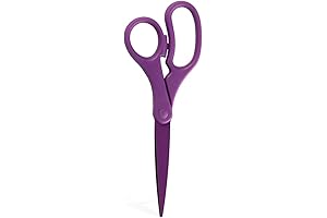JAM PAPER Long-Lasting Precision Scissors in Vibrant Purple