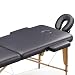 Beltom Camilla de Masaje 2 Zonas portatil Mesa Cama Banco Plegable Reiki...