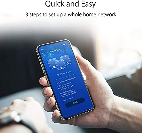 ASUS ZenWiFi XD4 AX Mini Sistema Mesh AX1800, 1 Pezzo, Connessione Veloce WiFi 6, Protezione Internet Per Tutti i Tuoi Dispositivi Integrata, Facile ed Intuitiva Gestione Tramite App, Nero - Immagine 2