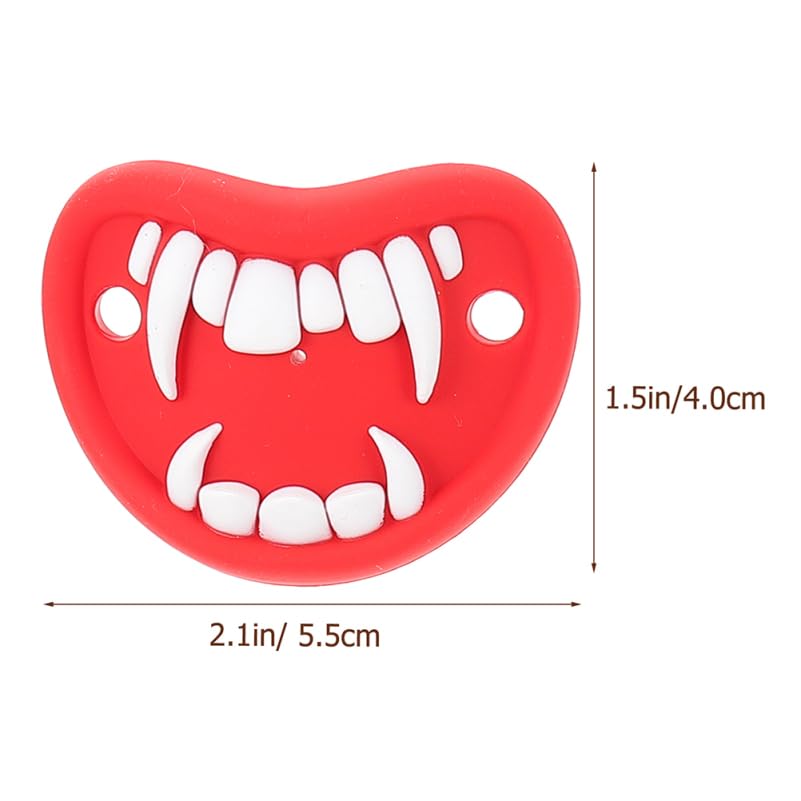 FRCOLOR 3-Pack Halloween Baby Pacifiers, Soft Silicone Pumpkin & Skull Soothers for Newborns, Funny Teething Relief Toy & Baby Shower Favors for Boys & Girls