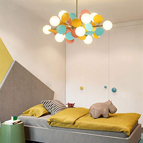 Lampe de plafond de chambre chic MOCHAMIK style spoutnik pour salon chaleureux