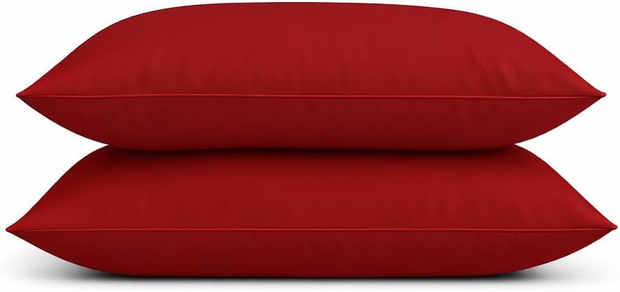 Peru Pima 285 Thread Count Percale Queen Sheet Set - 100% Peruvian Pima Cotton, 4 Piece (Flat, Fitted, 2 Pillowcases) - Cooling, Crisp, Deep Pocket, Hotel Quality Bedding - Slate