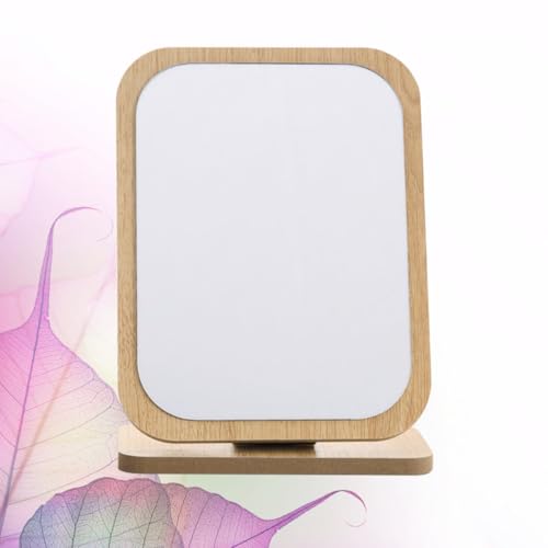 Espejo de maquillaje de escritorio grande y plegable: cristal claro estilo retro 8