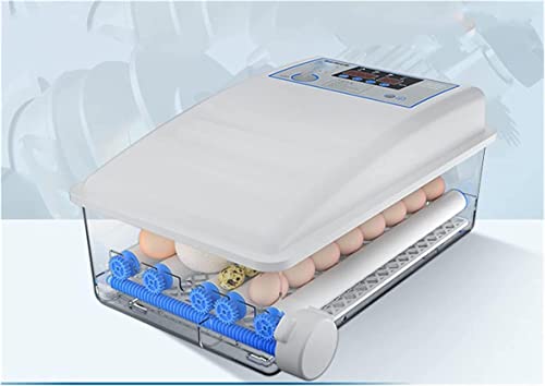 GTHTUHFD Incubadora De Huevos, Incubadora Automática Inteligente De 30 Huevos, Pequeña Incubadora Doméstica para Pollo, Pato, Ganso, Codorniz.