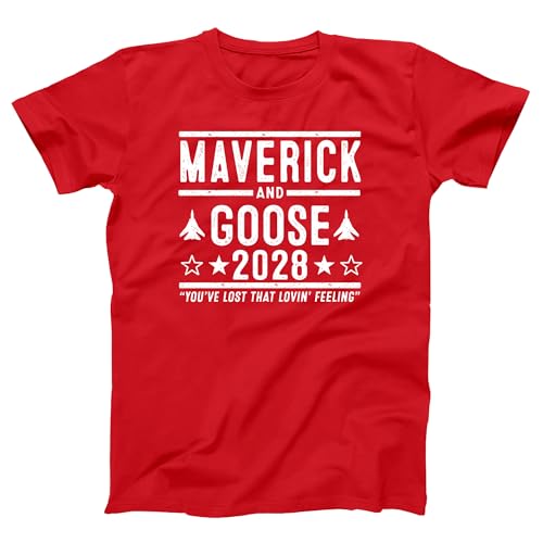 Maverick and Goose 2028 - Lost That Lovin Feeling - Funny Humor Navy Pilot Gift - 3 Colors XS-6X - Unisex Tee