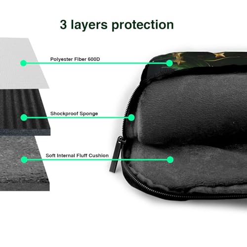 Bolso para laptop unisex negro de 14 pulgadas miniatura 7