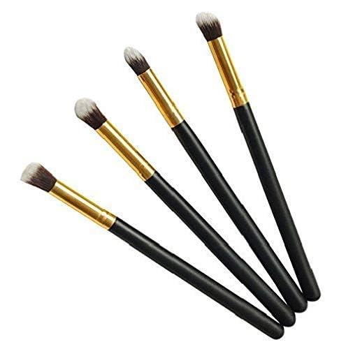 4pc foundation eyeshadow black makeup brush set-picture-44