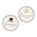 Produktbild lijelove® 2er Buttonset 25mm Ø Darling Trauzeugen (Art. 04-01RB)