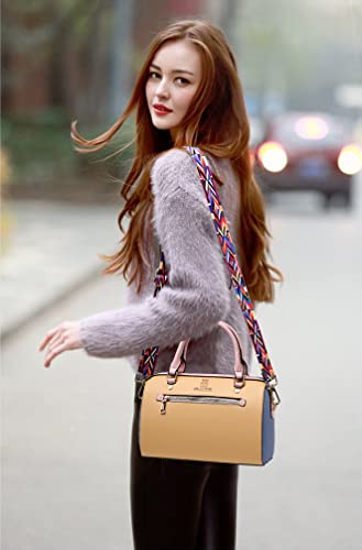 Image of Purse Strap Gold Hardware Replacement Crossbody Bag Strap, Wide Adjustable Shoulder Strap