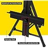 MEEDEN Tabletop Easel Stand for Painting & Display,Premium Aluminum Art Painting Easel,Portable Paint Easel for Canvas Painting, Desk Tripod Easel for Adult, Beginner, Artist, Hold Canvas up to 24''