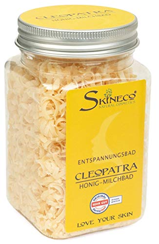 Skineco Milchbad Cleopatra | nachhaltiger Badezusatz mit Honig & Ziegenmilch | sanfte Badessenz für empfindliche Haut | Entspannungsbad | Pflegebad | handgemachte Naturkosmetik | zur Hautpflege Cover