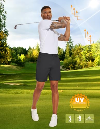 Short de golf homme stretch noir taille 32 séchage rapide Puli