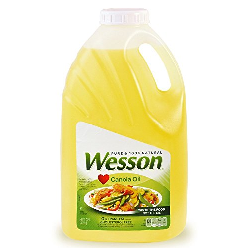 Wesson Pure Canola Oil, 128 Oz #TOP6