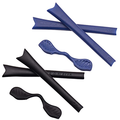 Kit de rechange en caoutchouc Oakleys Radar avec grips bleu noir pour un maintien maximal