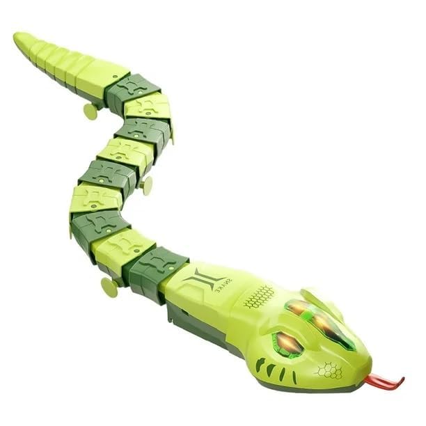 SKYBUCKET 1PCSMusical Moving Dodge Snake Activity Play Center Toyith Flashing Lights and 11PCSSnap Connection Toys for KidsBest Birthday/Festive Gifts for Boys Girlsreen