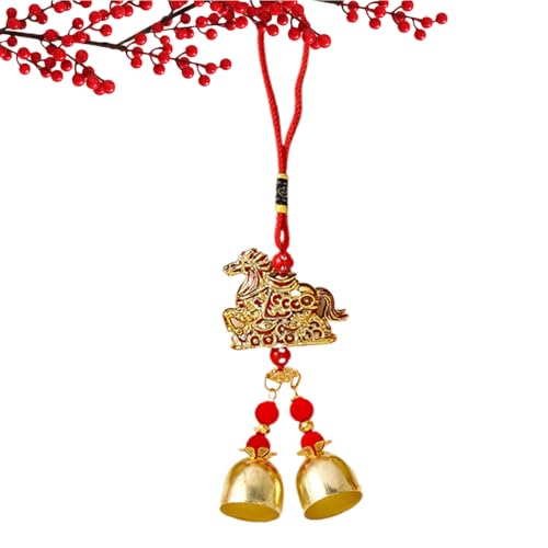 Gioco a campana per, materiale in lega, 23 cm, ornamento in metallo, accento sonoro calmante, gancio artistico durevole, decorazione per esterni, da giardino, per terrazza, cortile,