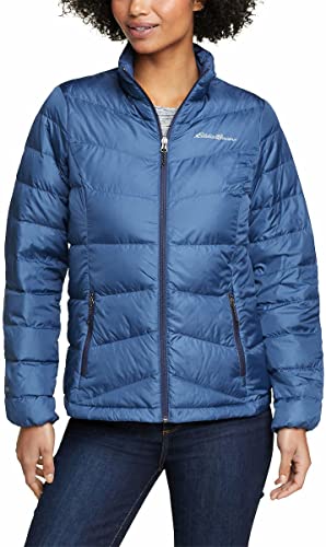Doudoune chevron femme XXL bleue pour rester au chaud sans souffrir du vent frais