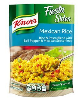 Knorr, Rice Sides, Flavor, 5.4oz Pouch (Pack of 6) (Choose Flavors Below) (Fiesta Sides Mexican Rice)
