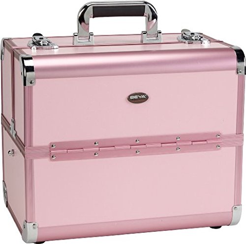 Seya Large Pro Makeup Artist Case (Pink w/Pink Trim)