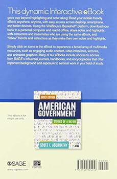 Paperback American Government Brief + Abernathy: American Government Brief Interactive eBook [With eBook] Book