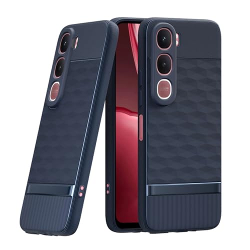 Image of Shockproof Case Compatible with Vivo Y31 5G | Full Camera Protection | TPU Flexible Back Cover for Vivo Y31 5G (Steel Blue)