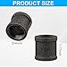 Niubid 20 Pack 3/4 inches Coupling Malleable Cast Iron Pipe, Industrial Pipe Flanges for Threaded Black Pipes and Fittings, DIY Steampunk Industrial Vintage Style.
