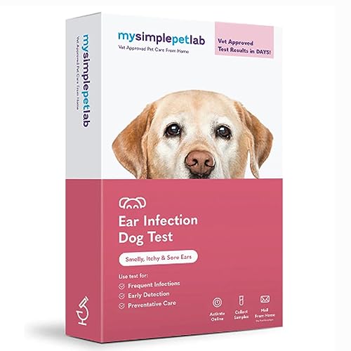 MySimplePetLab Dogs Ear Infection Test Kit | Fast and Accurate Detection of Yeast and other Ear Irritations| Reliable Mail-in Dog Ear Care Test for Smelly, Itchy, or Sore Ears MySimplePetLab Dogs Ear Infection Test Kit | Fast and Accurate Detection of Yeast and other Ear Irritations| Reliable Mail-in Dog Ear Care Test for Smelly, Itchy, or Sore Ears