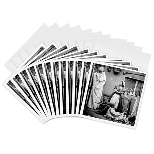 Cartes de vœux humoristiques vintage citrouille 1890 lot de 12
