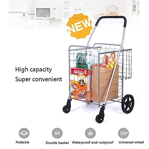 Einkaufswagen, Einkaufswagen, Einkaufswagen, kann leicht gefaltet und transportiert werden, um Platz zu sparen und… – Bild 6