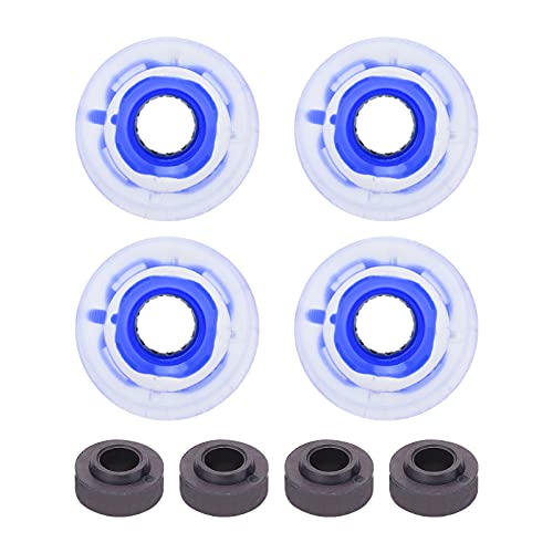 Xolsurg Skateboard Flash Wheels HIGH Elasticity for Longboard Cruiser Board (Blue)