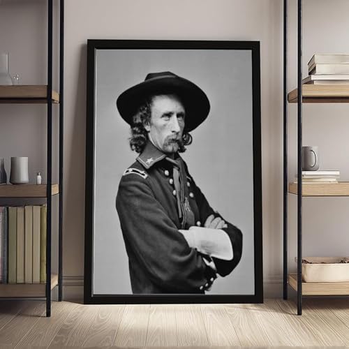 Toile George Armstrong Custer 1865 impression d'art avec cadre suspendu - 4