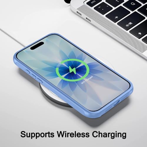 Image of TheGiftKart Hybrid Matte Frosted Translucent Back Cover Case for iPhone 17 | Shockproof Design | Camera Protection Module | Hard Back Cover Case for iPhone 17 (PC & TPU, Frost Blue)